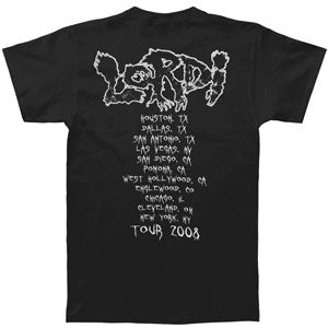Lordi Spider Web 08 Tour T-shirt Back