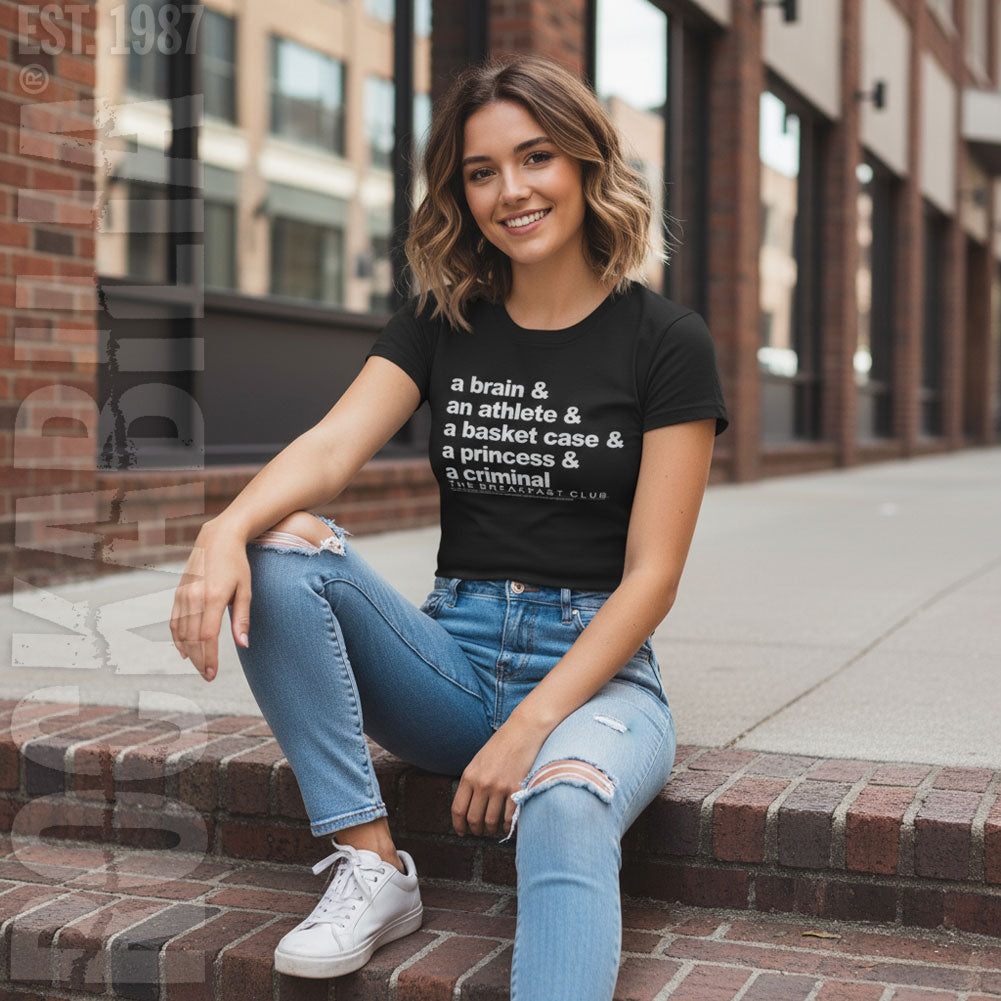 Breakfast Club Word Up Tissue Junior Top Alt 2