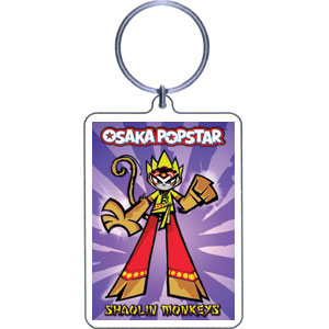 Osaka Popstar Shaolin Monkeys Plastic Key Chain Front