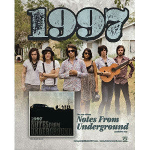 1997 Notes From Underground Concert Promo Poster Front