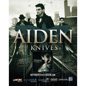 Aiden Knives Concert Promo Poster Front
