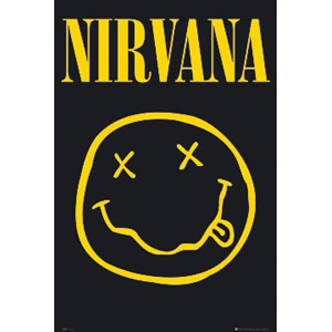 Nirvana Smiley Face Domestic Poster Front