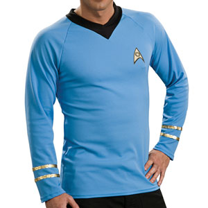Star Trek Blue Costume Front
