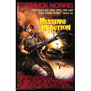 Chuck Norris Missing In Action Domestic Poster