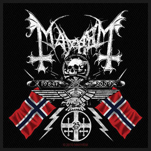 Mayhem Coat Of Arms Woven Patch