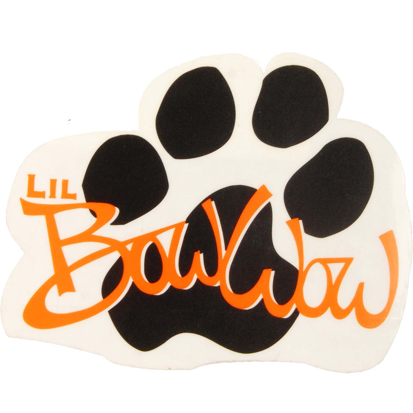 Bow Wow Paw Sticker Front