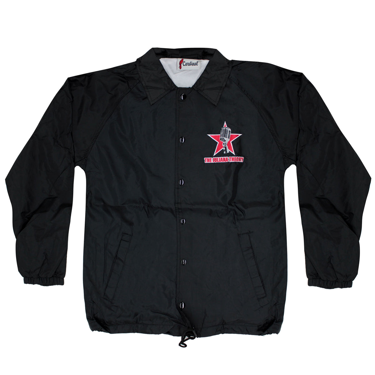 Juliana Theory Red Mic Windbreaker Front