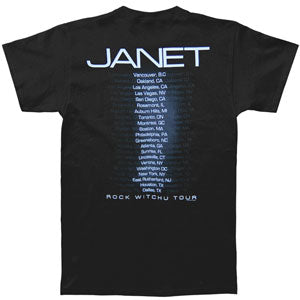 Janet Jackson Rock Witchu Tour Slim Fit T-shirt Back