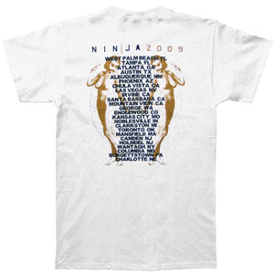 Janes Addiction 2009 Tour With NIN Slim Fit T-shirt Back