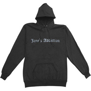 Janes Addiction Old English Logo Hooded Sweatshirt Front