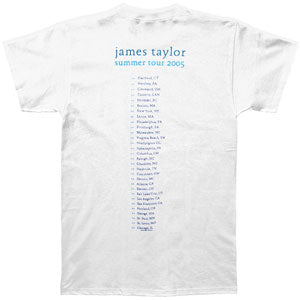 James Taylor Bench 2005 Tour T-shirt Back