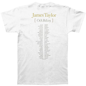 James Taylor 2003 Tour Info T-shirt Back