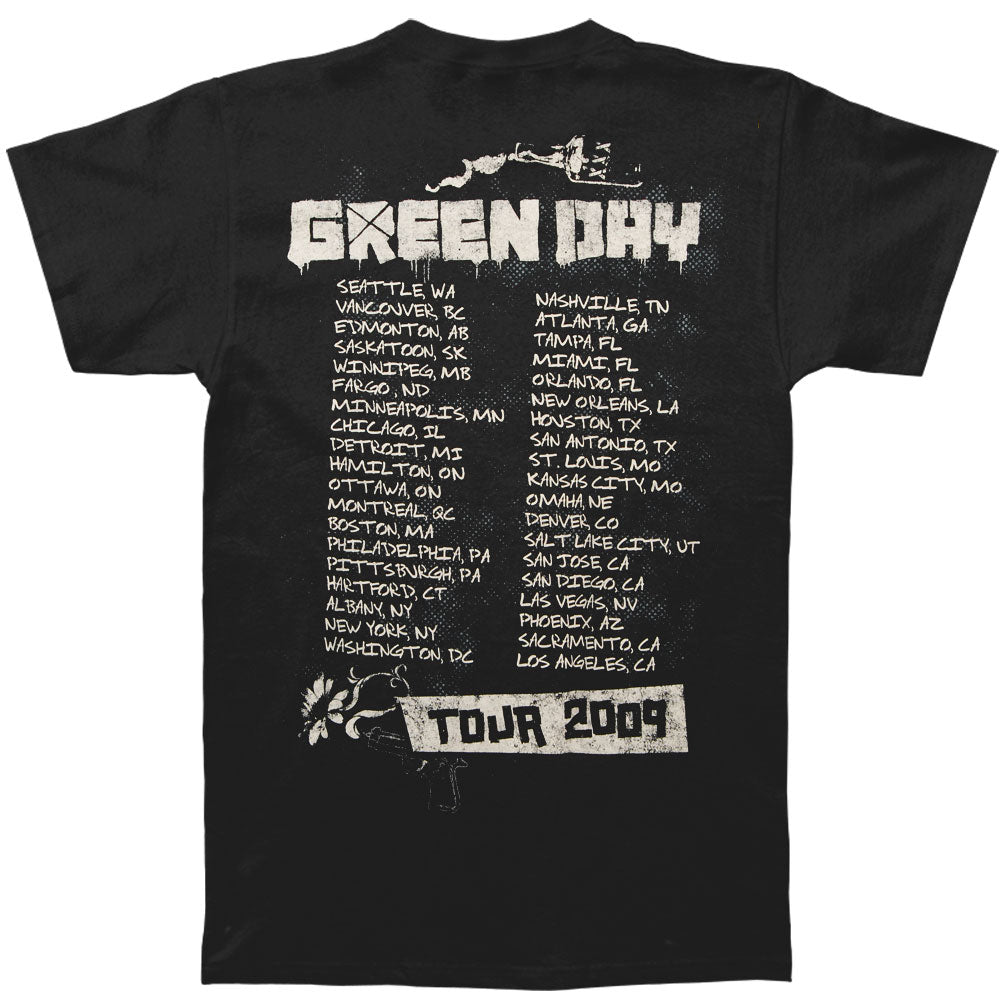 Green Day Gray Wall 09 Tour T-shirt