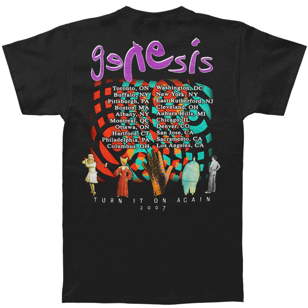 Genesis Album Collage 2007 Tour T-shirt Back