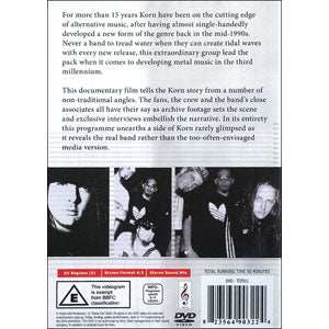 Korn DVD Back