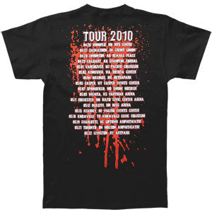 Rob Zombie 2010 North America Tour T-shirt Back