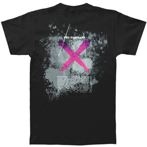 Three Days Grace Life Starts Now 2009 Tour Slim Fit T-shirt Back