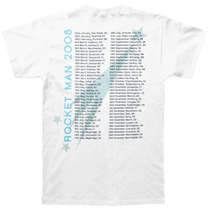 Rocket Man 08 Tour Definitive Hits (Sizes Run Large) T-shirt
