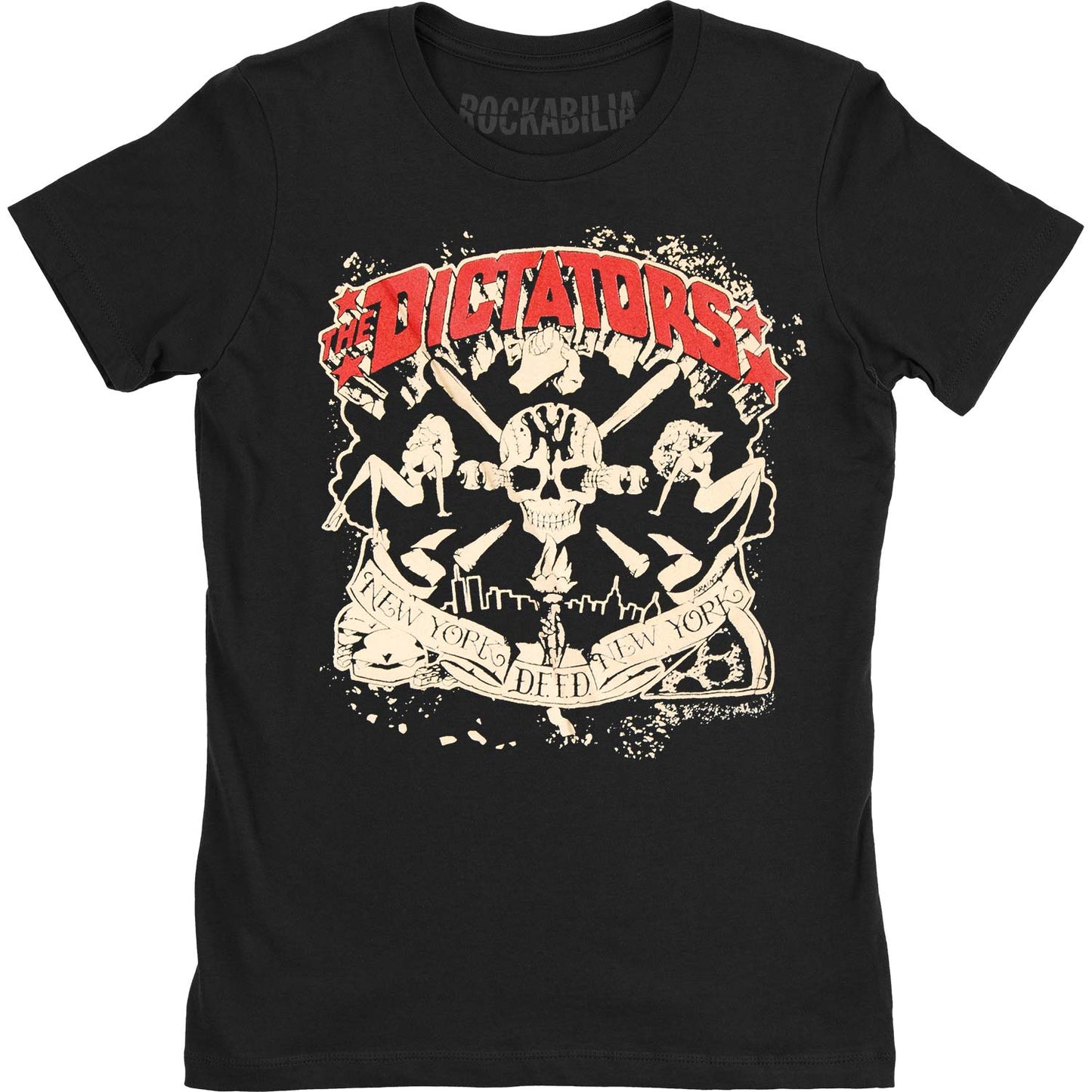 Dictators NY NY Junior Top Front