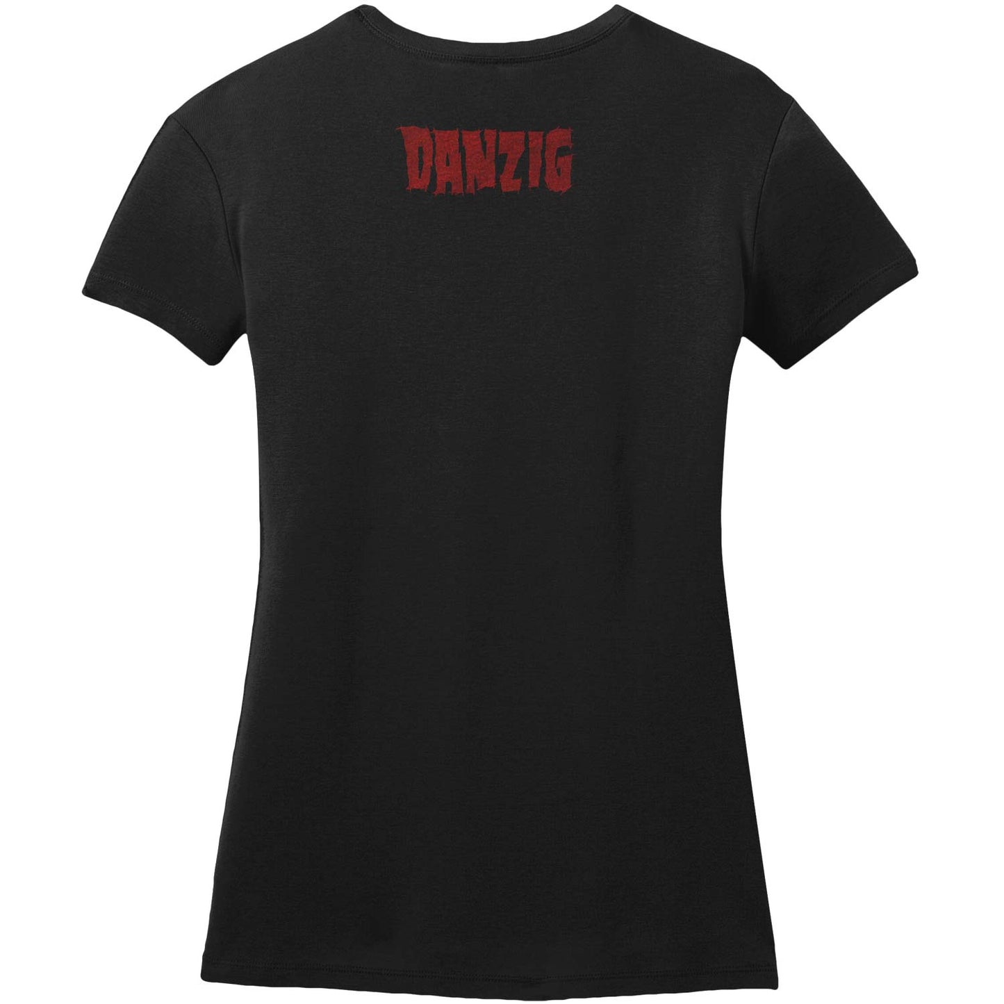 Danzig Pentagram Skull Soft Junior Top Back