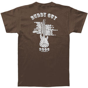 Buddy Guy Distressed Guitar 2006 Tour T-shirt Back