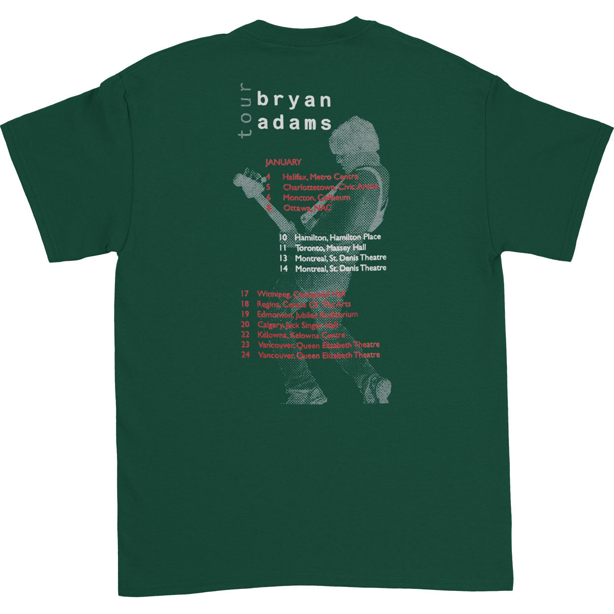 Bryan Adams Bottle Line T-shirt