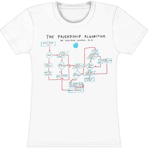 Big Bang Theory Friendship Algorithm Junior Top Front