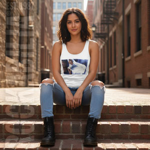Beyonce Silk Dress Womens Tank Alt 2