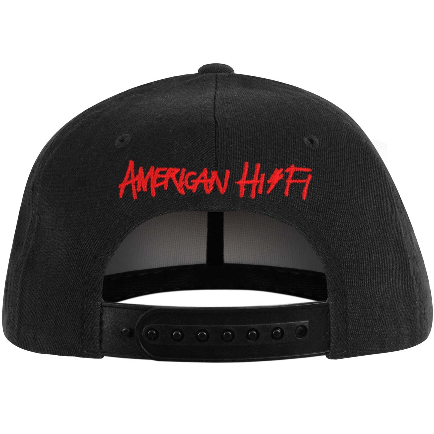 American Hi-Fi Spiked Skull Baseball Cap Back