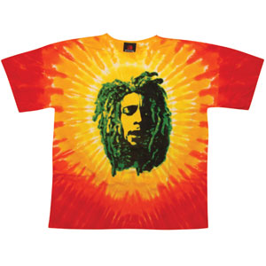Bob Marley Burst Tie Dye T-shirt Front