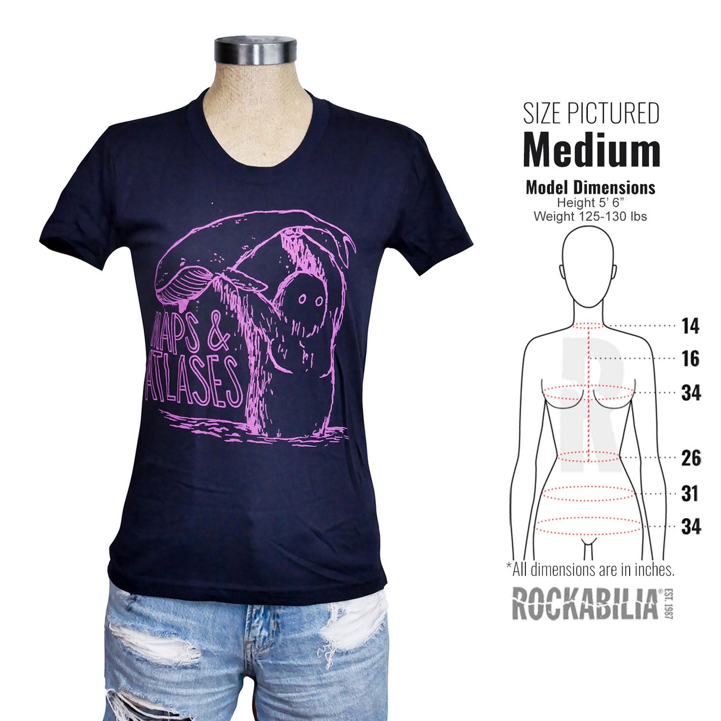 Maps & Atlases Girl's Monster Junior Top Alt 3