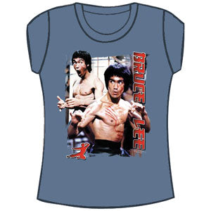 Bruce Lee Enter Tissue Cap Sleeve Junior Top