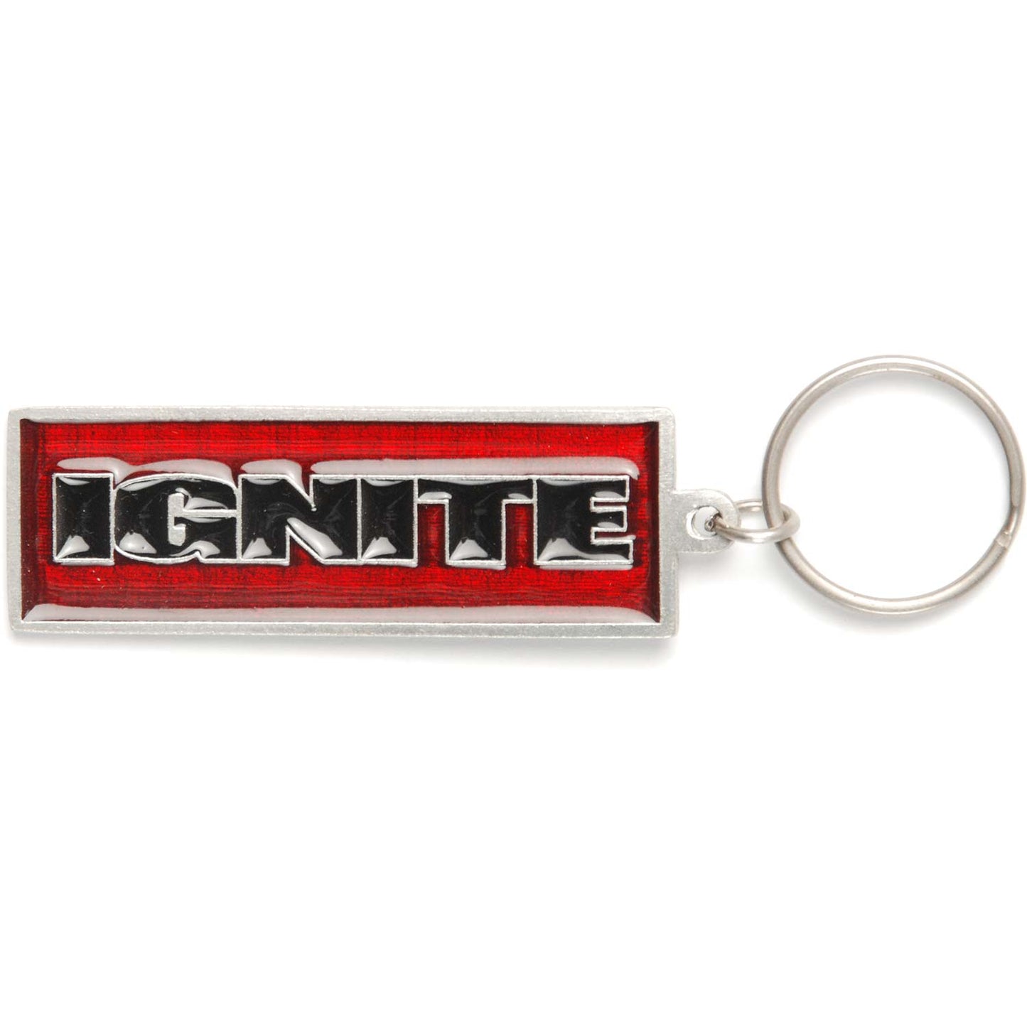 Ignite Metal Key Chain Front