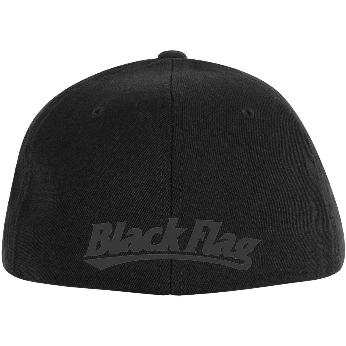 Black Flag Outlined Bars Baseball Cap Back