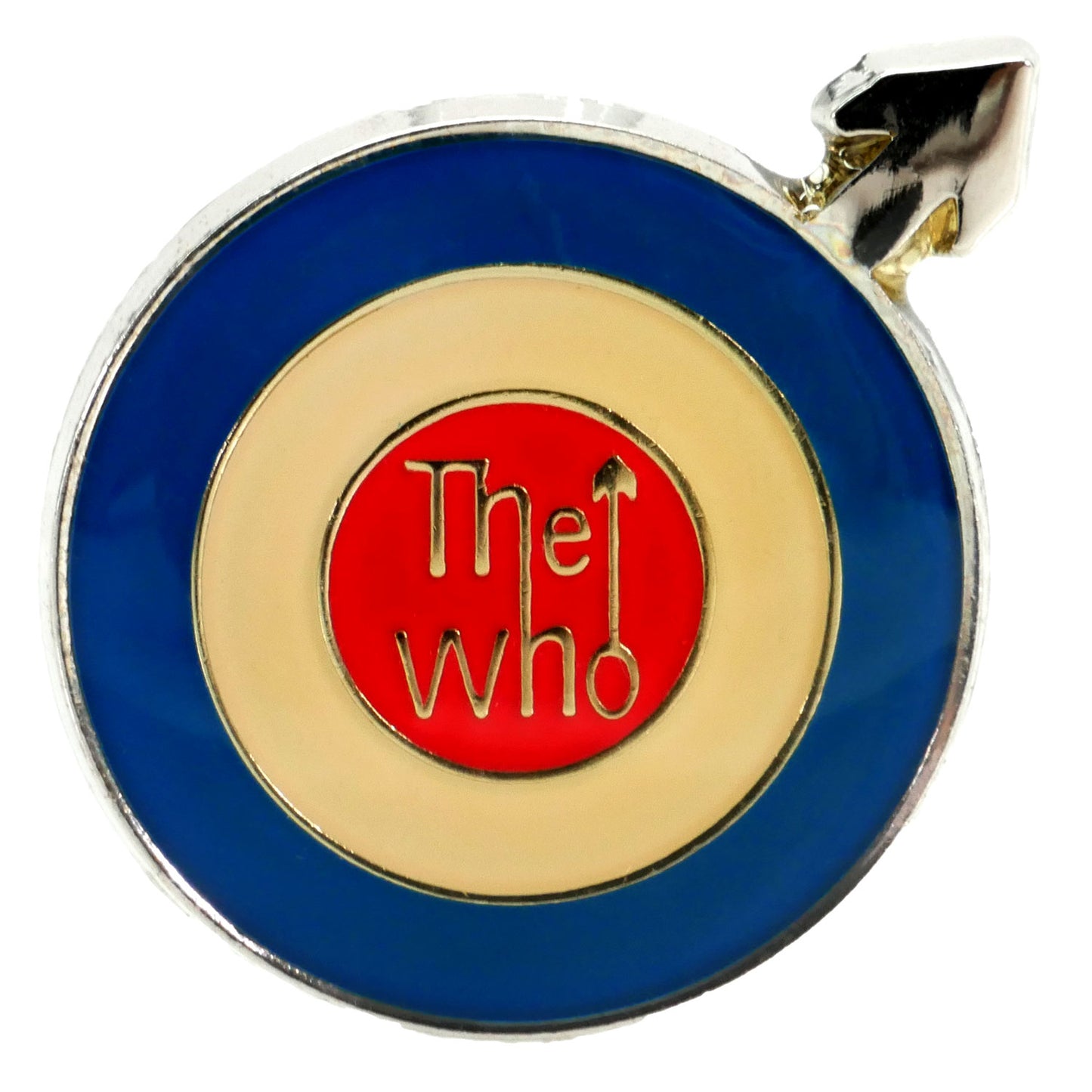 Who Pewter Pin Badge Front