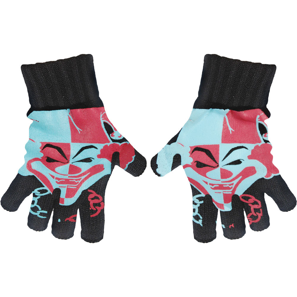 Insane Clown Posse Knit Gloves Front