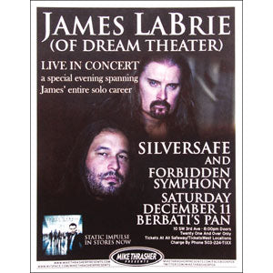 Dream Theater Concert Promo Poster Front