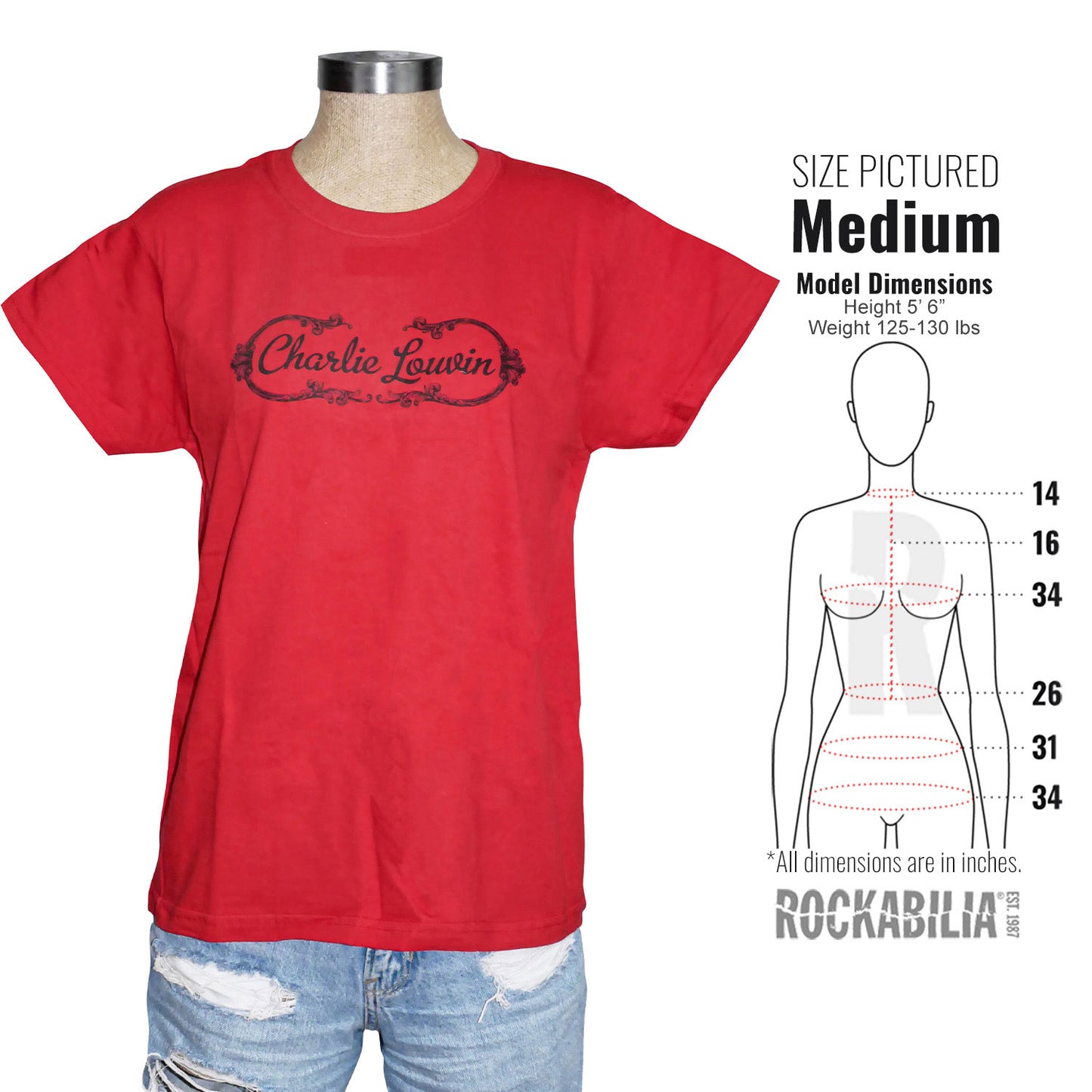 Charlie Louvin Logo Junior Top Alt 3