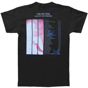Big Pink For Now 2010 Tour Slim Fit T-shirt Back