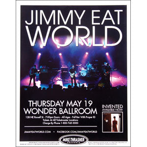 Jimmy Eat World Concert Promo Poster Front