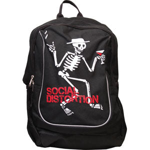 Social Distortion Jumbo Skellie Backpack Front