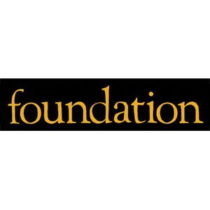 Foundation Black Yellow Logo Sticker Front
