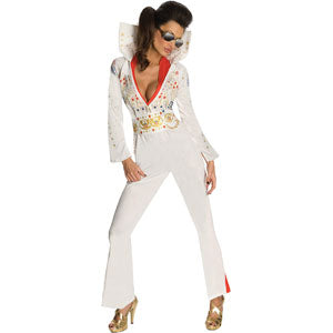 Secret Wishes Eagle Jumpsuit Women's Elvis Presley Costume Costume Front