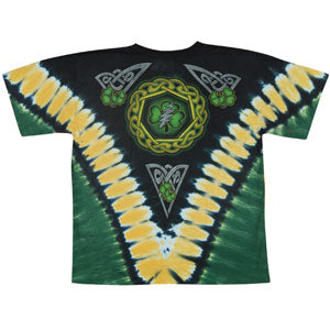 Grateful Dead GD Shamrock V Tie Dye T-shirt Back