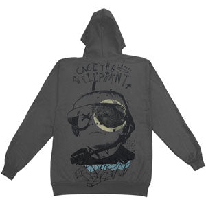 Cage The Elephant Tiny Little Robots Zippered Hooded Sweatshirt Back