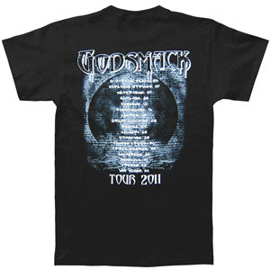 Godsmack Off The Wall 2011 North America Tour T-shirt Back