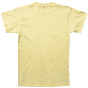MGMT Tri-Color Scratch On Yellow Slim Fit T-shirt Back