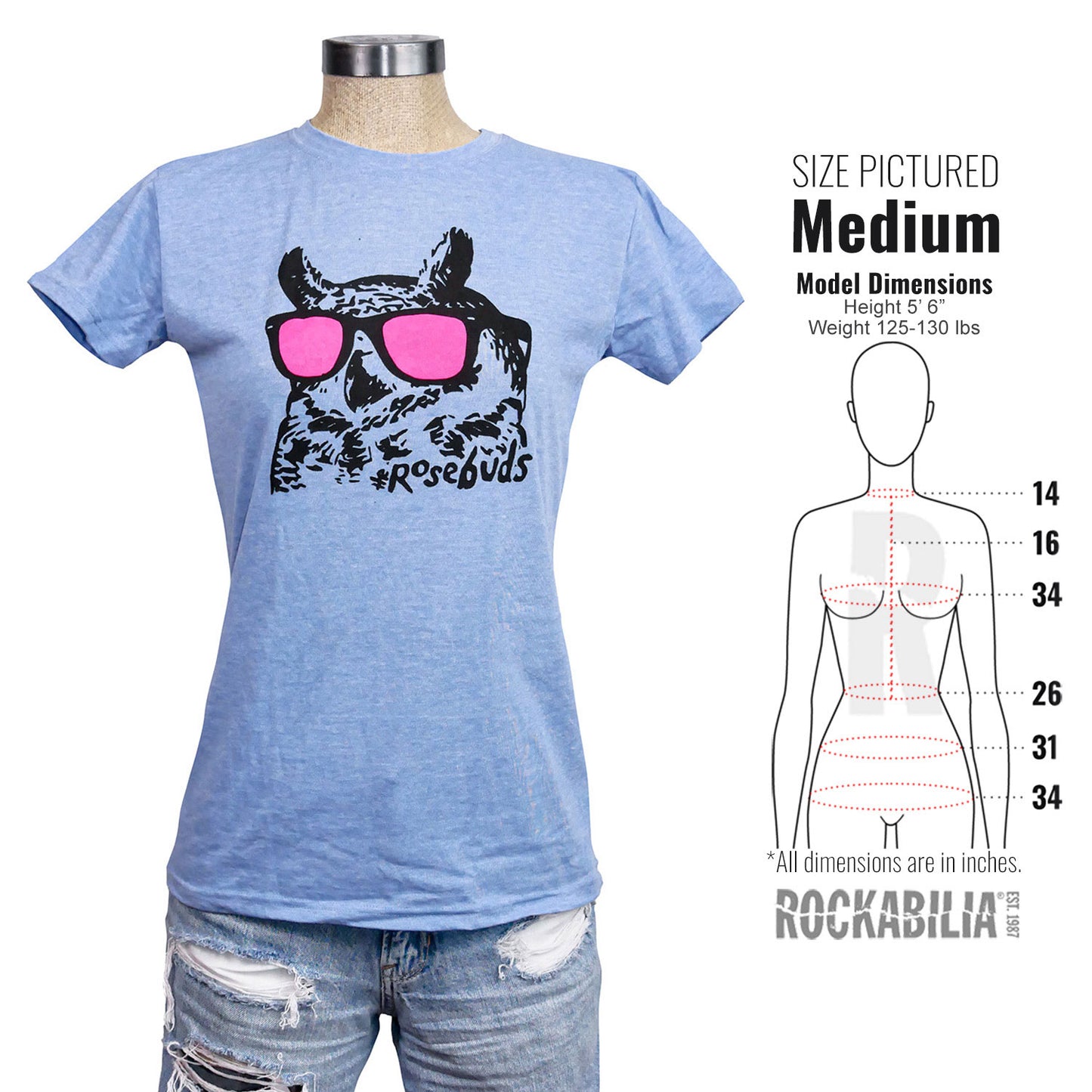 Rosebuds Girl's Owl Junior Top Alt 3