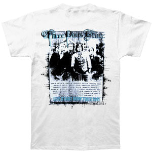 Three Days Grace Life Start Now 2011 Tour T-shirt Back