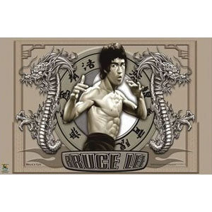 Bruce Lee Circle Of Power Domestic Poster